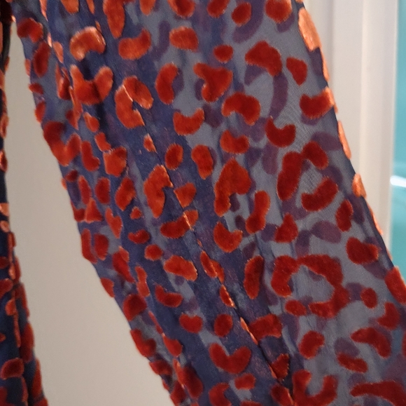 Boden velvet leopard midi dress - Picture 5 of 6
